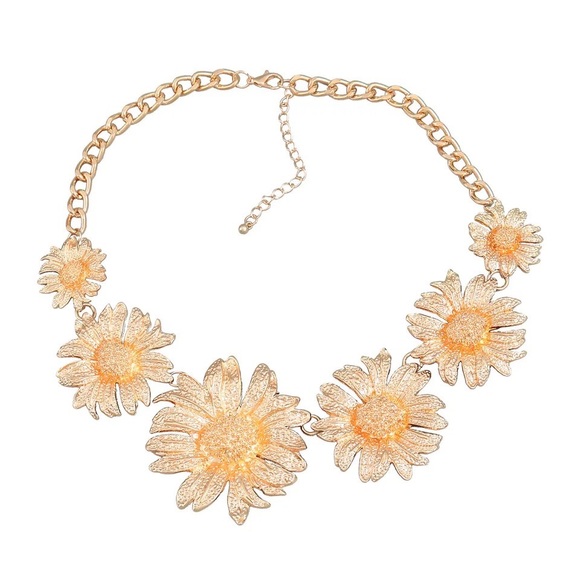 Zara Gold New Trend Sunflower Coins Suns Big Pin Drop Earrings or Necklace - Picture 9 of 16
